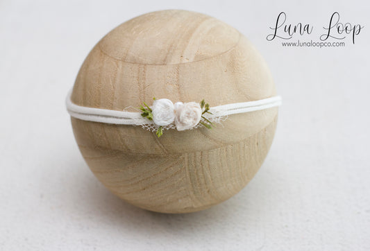 White | rosette