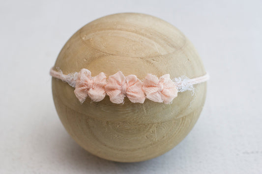 Blush | Med Blush trio bow