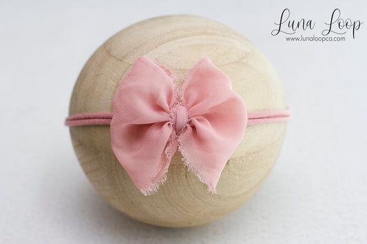 Pink | Dusty Pink Grande bow