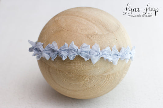 Blue | Rain Tiny Multi bow