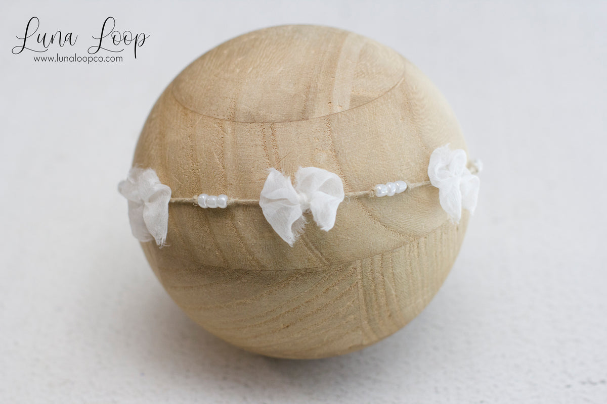 Bow Bead Tieback