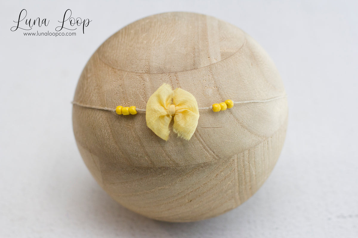 Bow Bead Tieback *several colors*