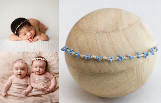 Blue | Dusty Blue beaded