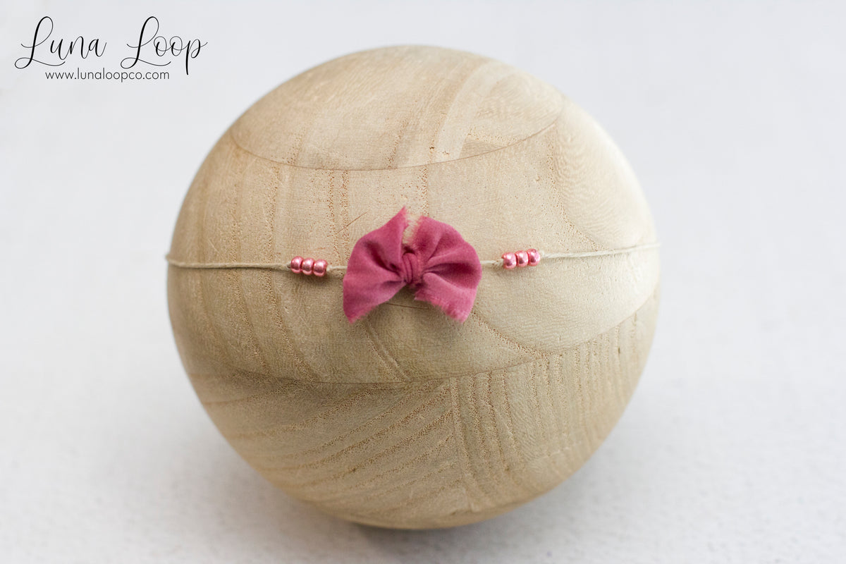 Bow Bead Tieback *several colors*