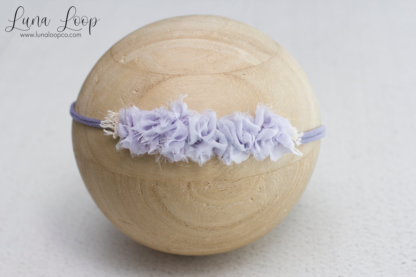 Purple | Lavender Shabby Tieback