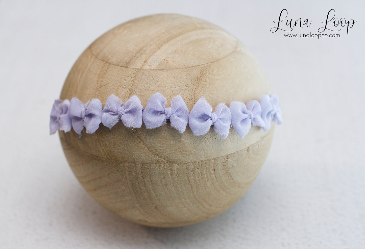 Purple | Lavender Tiny Multi bow tieback