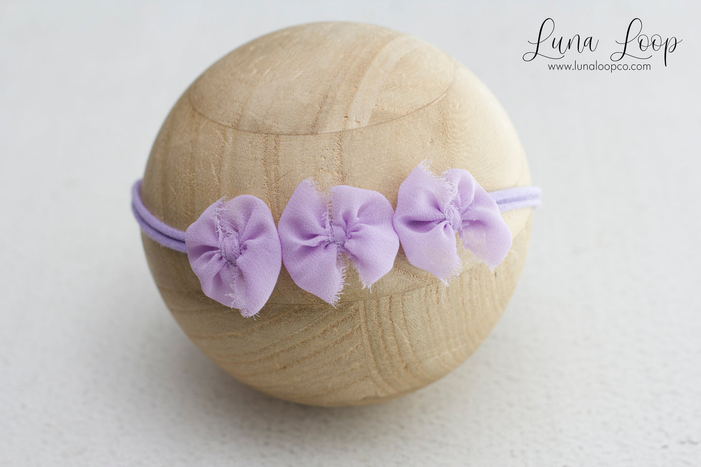 Purple | Lavender Trio bow
