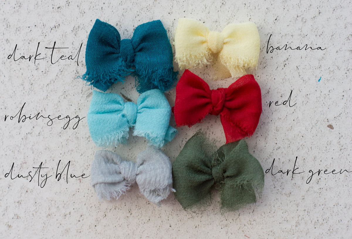 * Lace Bow | 35 color options