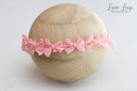 Pink | Rosebud Tiny Multi bow