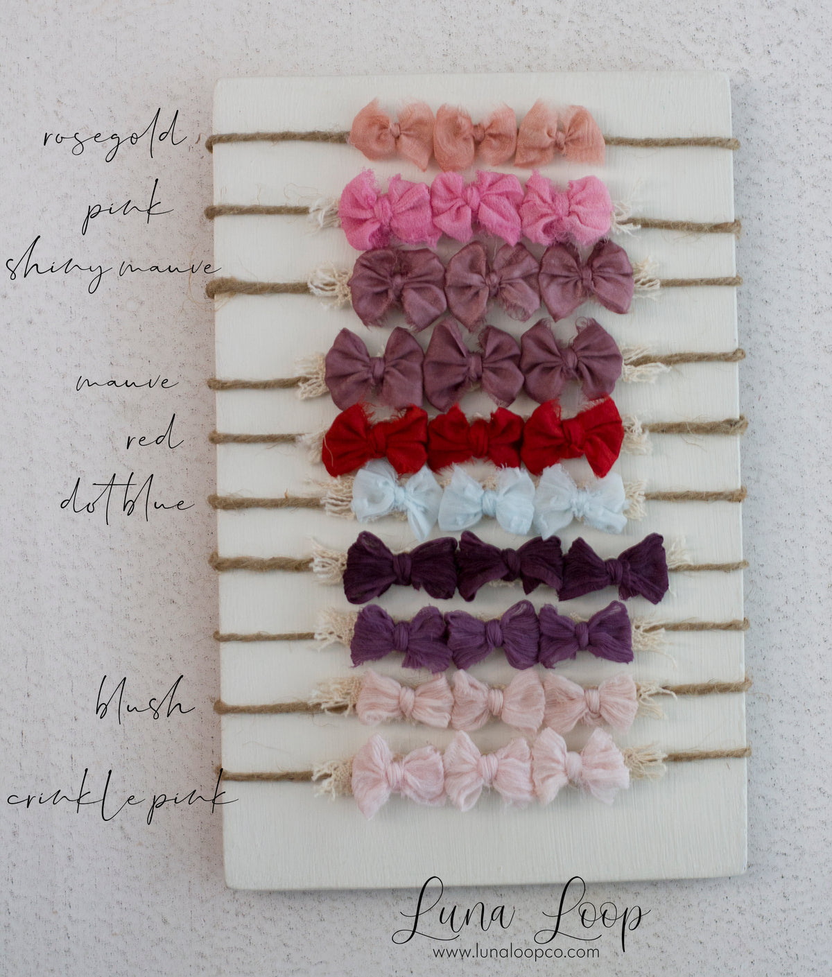 * Trio Bow | *Several Color Options*