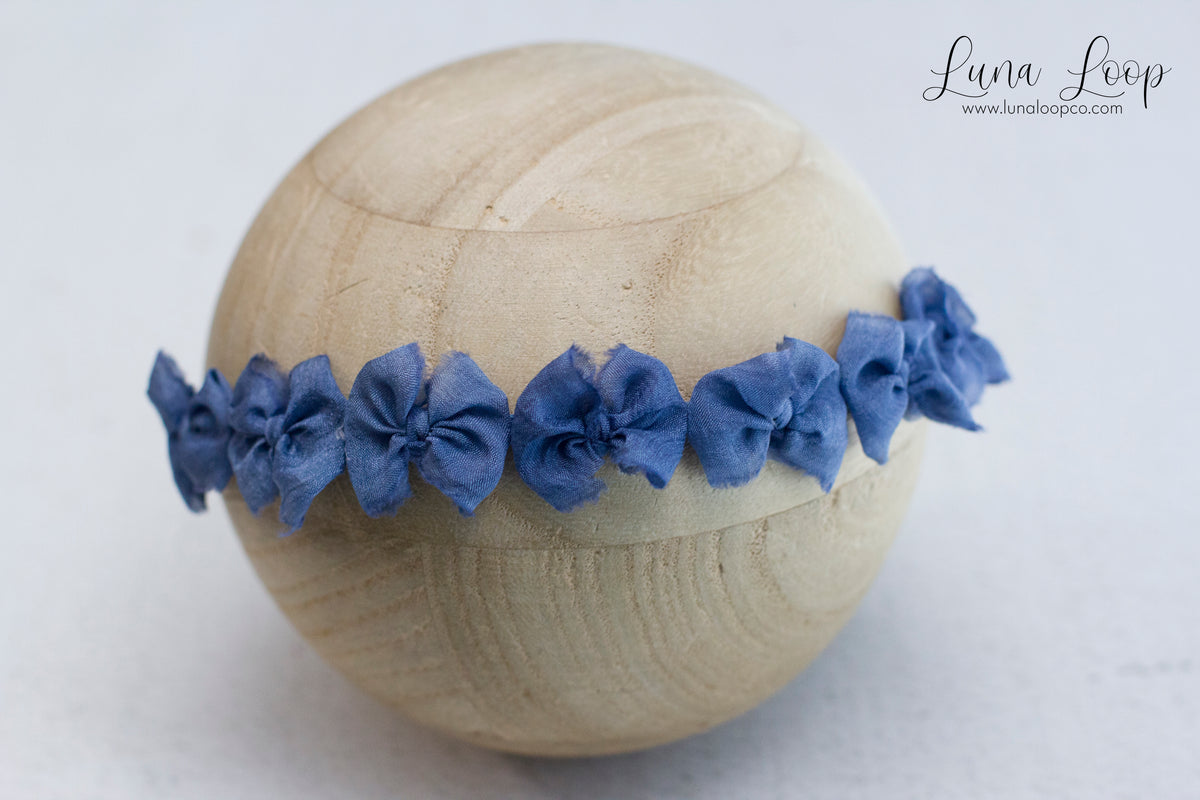 Blue | Sapphire tiny Multi bow