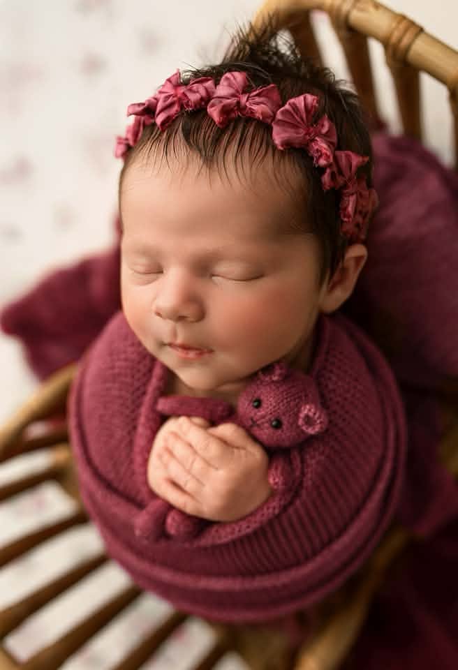Pink | Berry multi bow