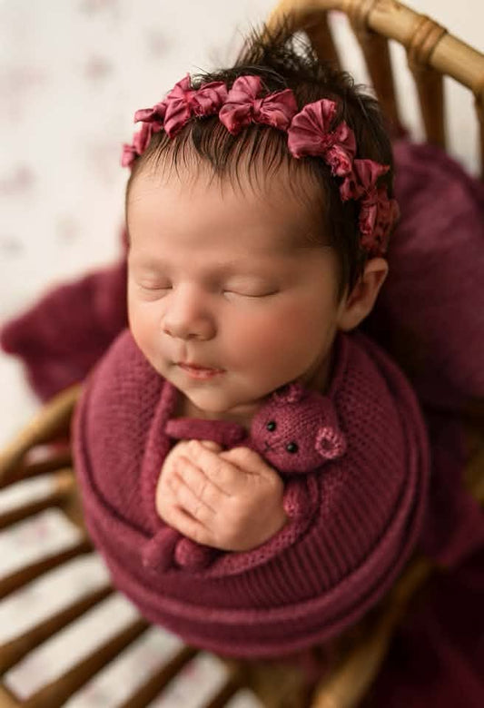 Pink | Berry multi bow