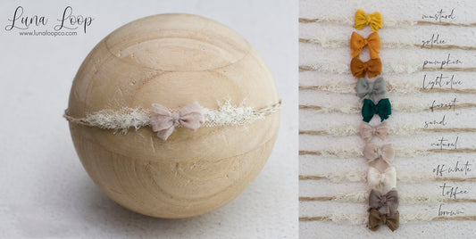 * Lace Bow | 35 color options