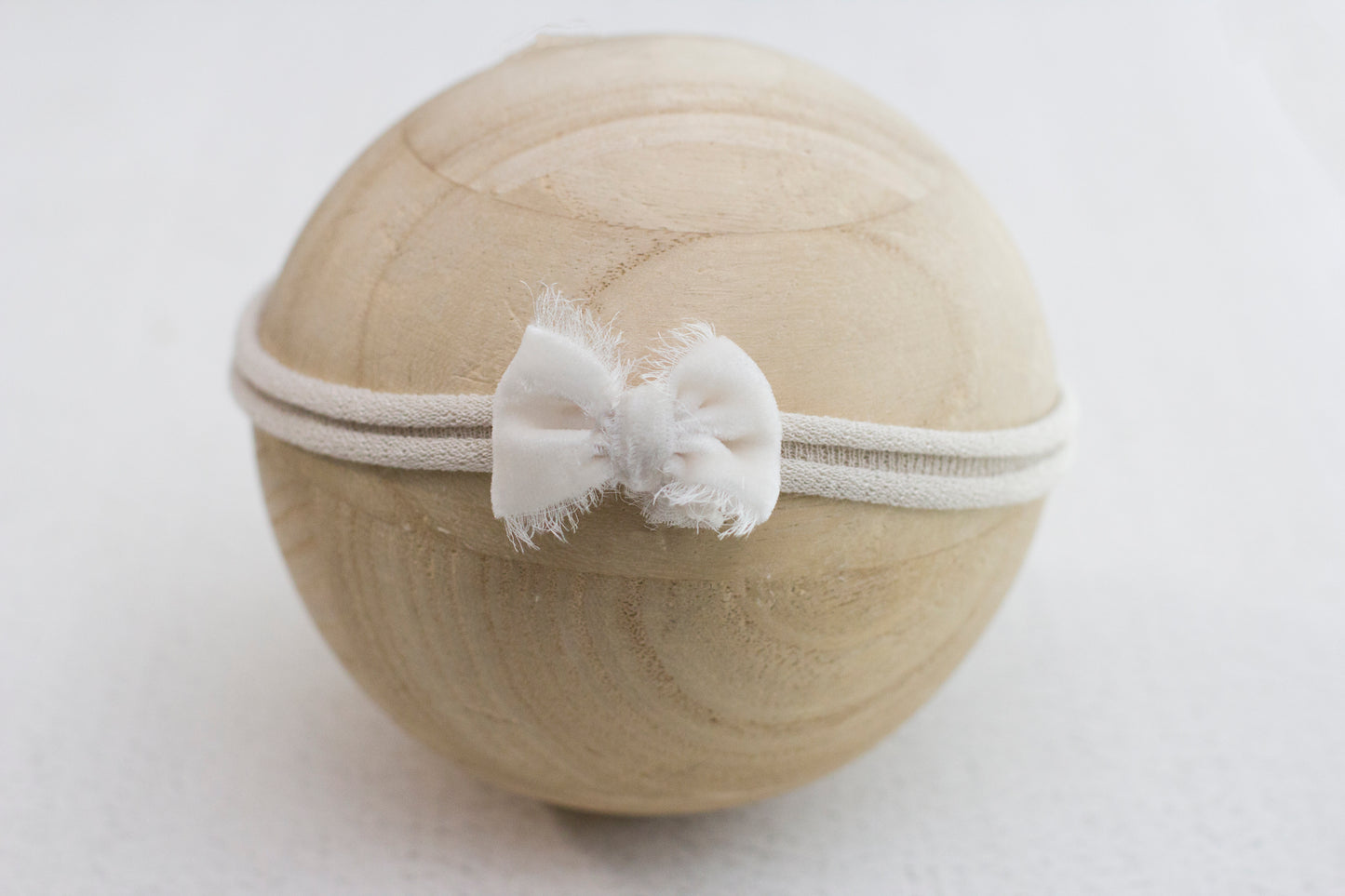 Ivory | Velvet Bow