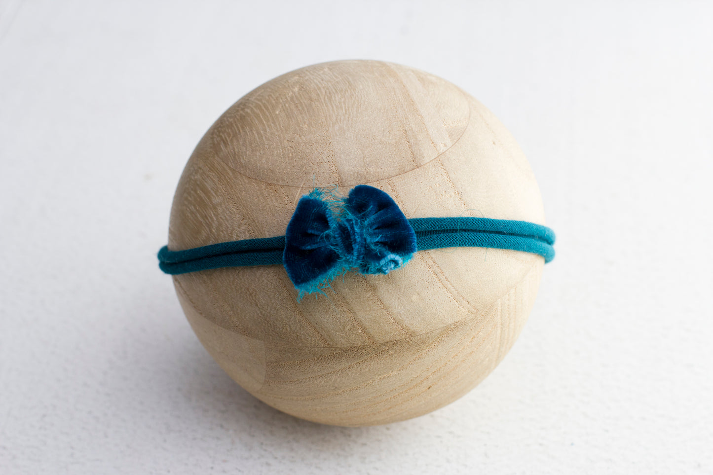 Blue | Dark Teal Velvet bow