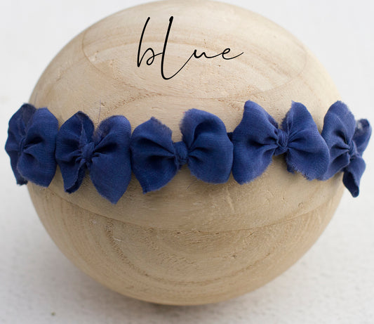 Blue | 5 bow tieback