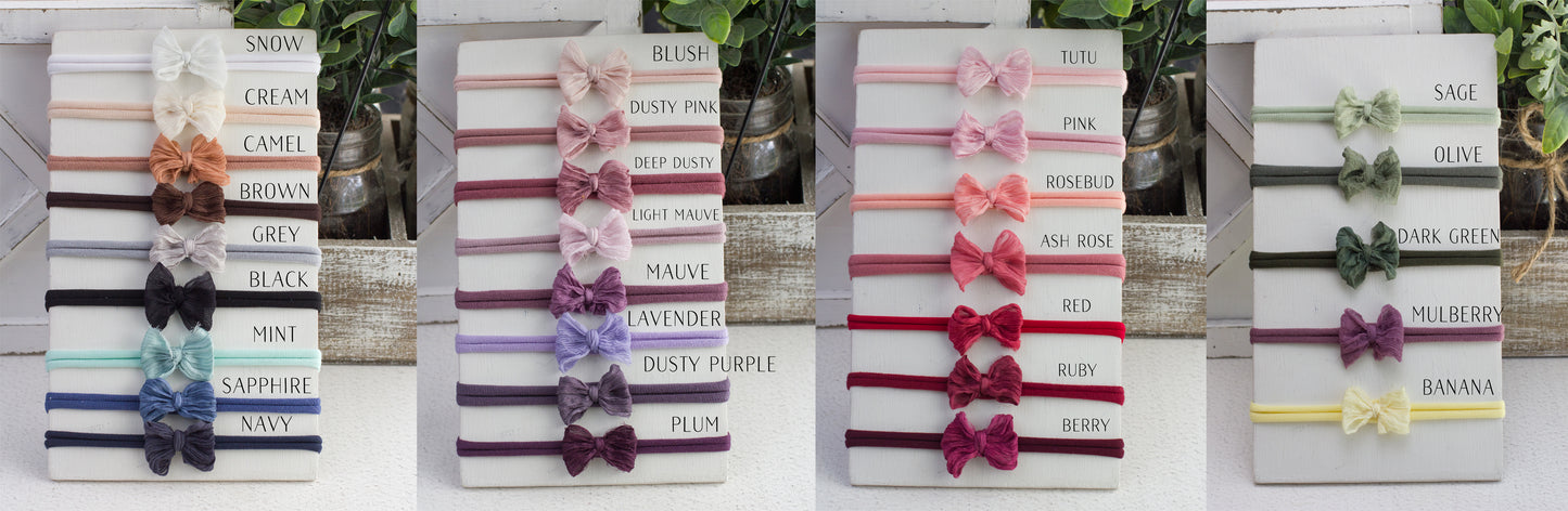 Perfect Crinkle Bow *GRAB BAG set of 7*