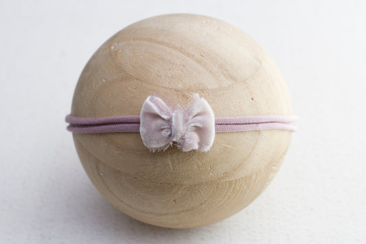 Pink | Ballerina Velvet bow