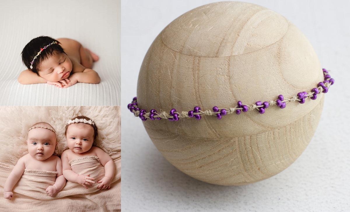 Purple | beaded