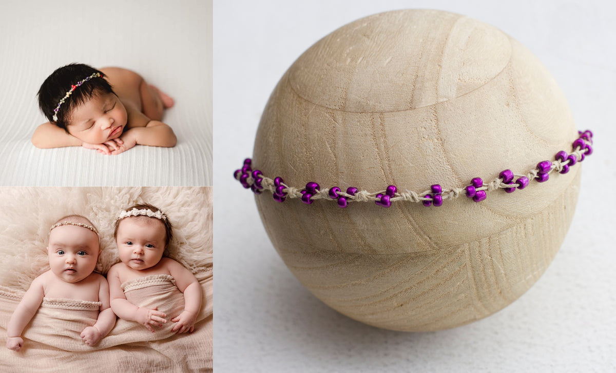 Purple | beaded