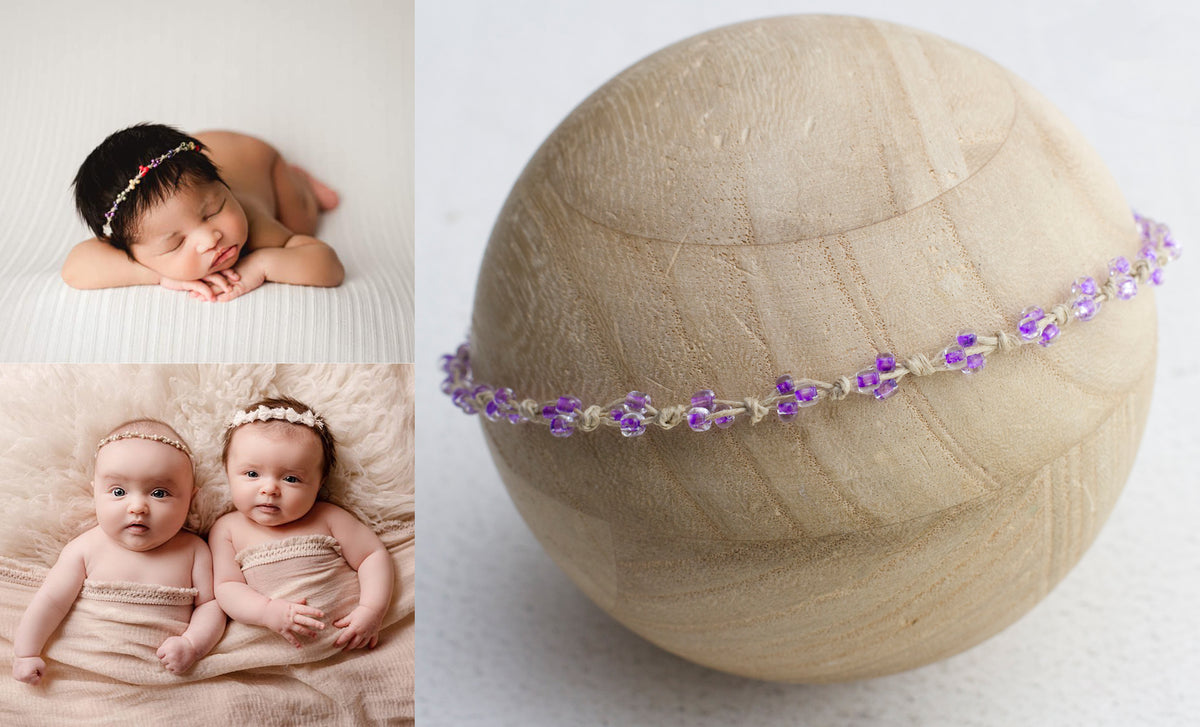 Purple | beaded