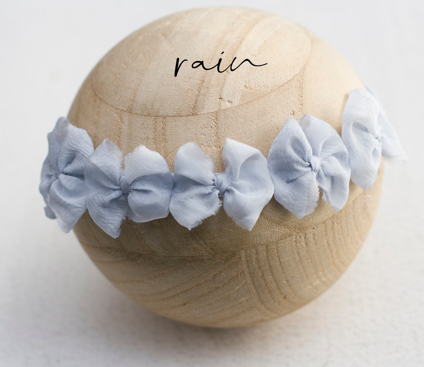 Blue | Rain 5 bow tieback