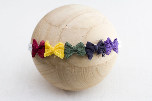Rainbow | Crinkle Multi bow