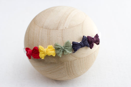 Rainbow | Crinkle Multi bow