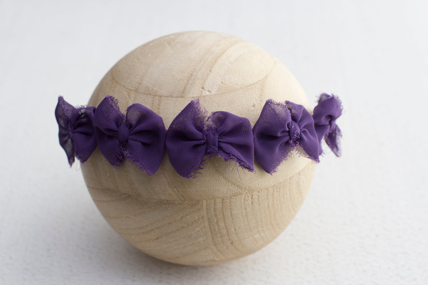 Purple | Plum Multibow Chiffon