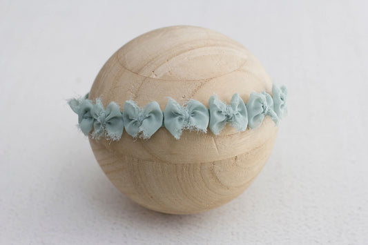 Green | Dusty Green Multibow Tiny Chiffon