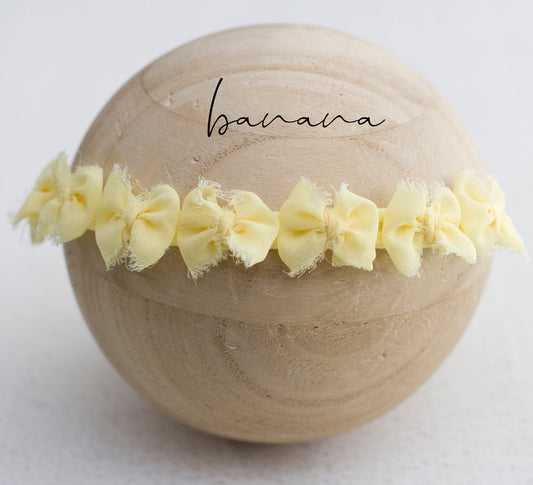 Banana | Tiny Multibow Chiffon