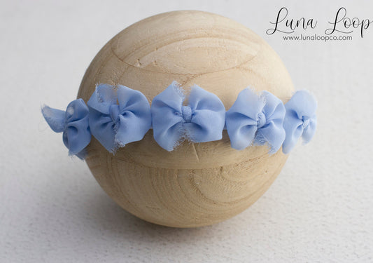 Blue | Rain Multibow Chiffon