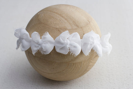 White | Multibow Chiffon