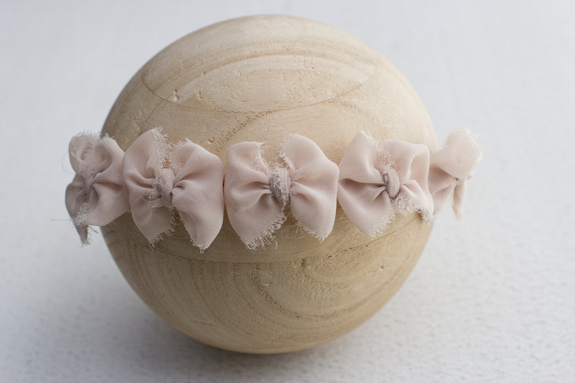 Natural | Multibow Chiffon