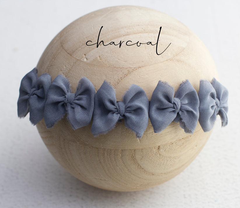 Charcoal | Multibow Chiffon