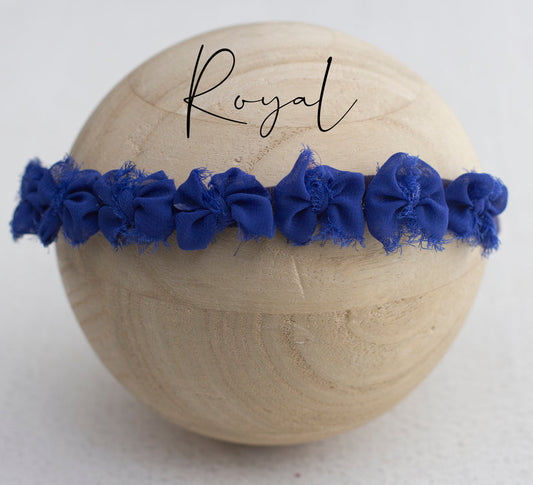 Blue | Royal Multibow Tiny Chiffon