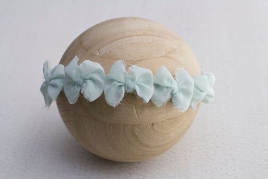 Green | Sage Multibow Chiffon