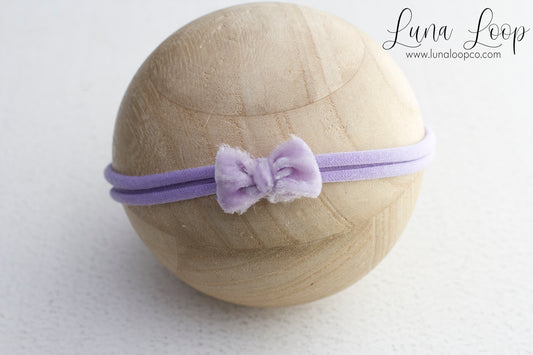 $ Lavender | Velvet Bow